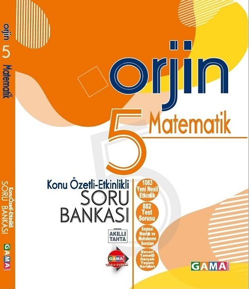 Gama 5. Sınıf Matematik Orjin Konu Özetli Soru Bankası Gama Yayınları