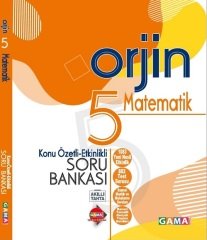 Gama 5. Sınıf Matematik Orjin Konu Özetli Soru Bankası Gama Yayınları