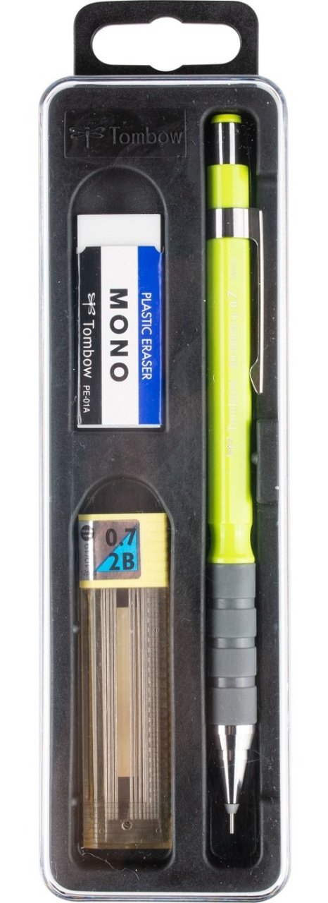 Tombow Grip 0.7 mm Limon Yeşili Versatil Uçlu Kalem Plastik Kutulu Set Sh-300