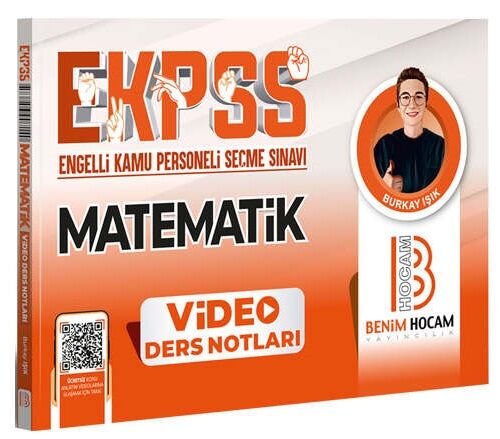 Benim Hocam 2024 EKPSS Matematik Video Ders Notları - Burkay Işık Benim Hocam Yayınları