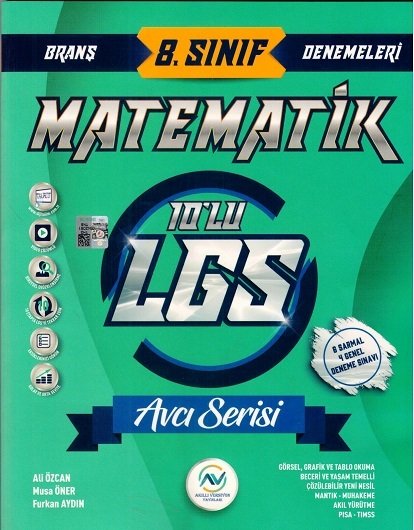 Av Yayınları 8. Sınıf LGS Matematik 10 lu Deneme Av Yayınları