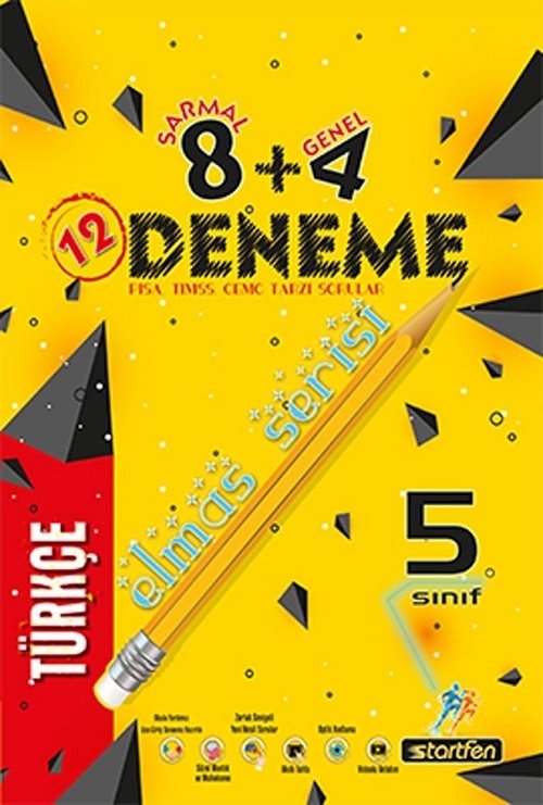 Startfen 5. Sınıf Türkçe 12 Deneme Elmas Serisi Startfen Yayınları