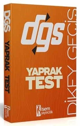 İsem 2020 DGS Yaprak Test Çek Kopar İsem Yayınları