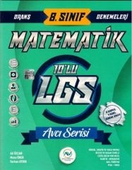 Av Yayınları 8. Sınıf LGS Matematik 10 lu Deneme Av Yayınları