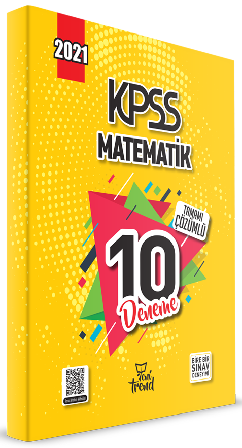 Yeni Trend 2021 KPSS Matematik 10 Deneme Çözümlü Yeni Trend Yayınları