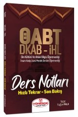 Yönerge ÖABT Din Kültürü ve Ahlak Bilgisi Öğretmenliği Ders Notları - Tuğçe Pala Yönerge Yayınları