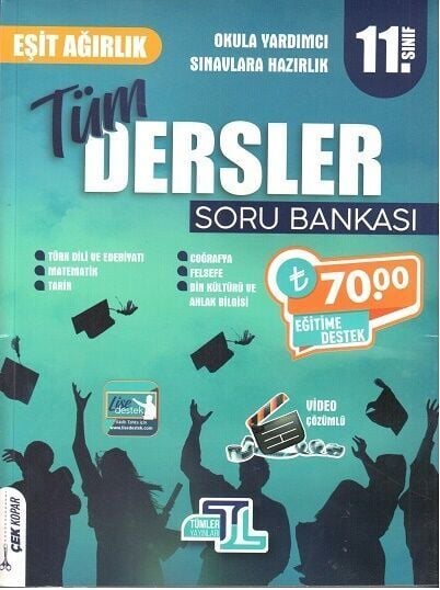 Tümler 11. Sınıf Tüm Dersler Eşit Ağırlık Soru Bankası Tümler Yayınları