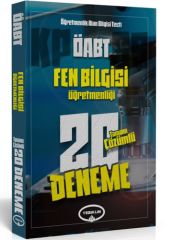 Yediiklim 2019 ÖABT Fen Bilgisi Öğretmenliği 20 Deneme Çözümlü Yediiklim Yayınları