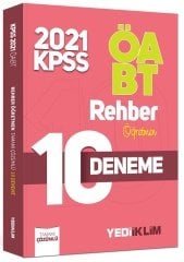 SÜPER FİYAT - Yediiklim 2021 ÖABT Rehber Öğretmenliği 10 Deneme Tamamı Çözümlü Yediiklim Yayınları