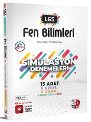 3D Yayınları LGS Fen Bilimleri Simülasyon 15 Deneme Video Çözümlü 3D Yayınları