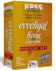 İsem 2020 KPSS Evveliyat Genel Yetenek Genel Kültür Konu Anlatımlı Modüler Set İsem Yayınları