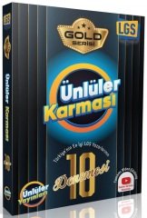 Ünlüler 8. Sınıf LGS Ünlüler Karması Gold 10 lu Deneme Ünlüler Yayınları