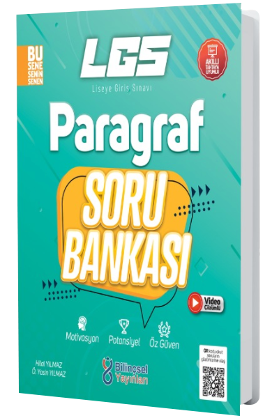 Bilinçsel 8. Sınıf LGS Paragraf Soru Bankası Bilinçsel Yayınları