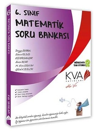 SÜPER FİYAT - KVA Koray Varol 6. Sınıf Matematik Soru Bankası KVA Koray Varol  Yayınları