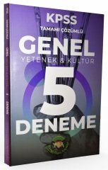 YGA Akademi KPSS Genel Yetenek Genel Kültür 5 Deneme Çözümlü YGA Akademi Yayınları