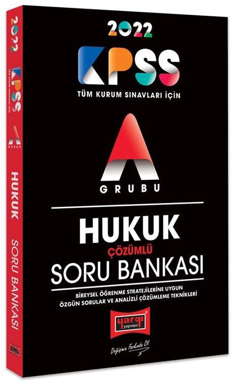 Yargı 2022 KPSS A Grubu Hukuk Soru Bankası Çözümlü Yargı Yayınları