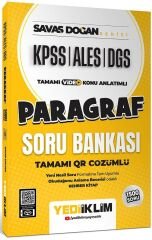 Yediiklim 2025 KPSS ALES DGS Paragraf Konu Anlatımlı Soru Bankası Çözümlü - Savaş Doğan Yediiklim Yayınları