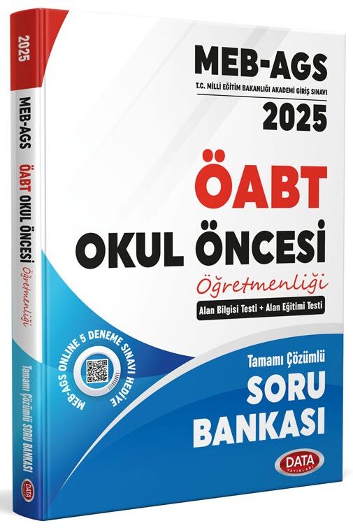 Data 2025 ÖABT MEB-AGS Okul Öncesi Öğretmenliği Soru Bankası Çözümlü Data Yayınları