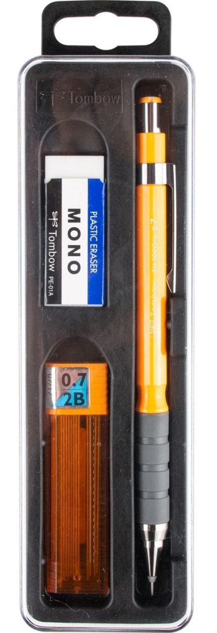 Tombow Grip 0.7 mm Turuncu Versatil Uçlu Kalem Plastik Kutulu Set Sh-300