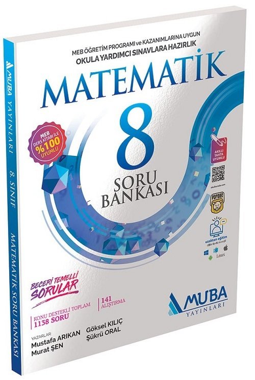 Muba 8. Sınıf Matematik Soru Bankası Muba Yayınları