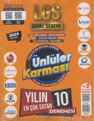 Ünlüler 8. Sınıf LGS Ünlüler Karması 10 Deneme Ünlüler Yayınları