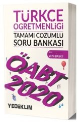 Yediiklim 2020 ÖABT Türkçe Öğretmenliği Soru Bankası Çözümlü Yediiklim Yayınları