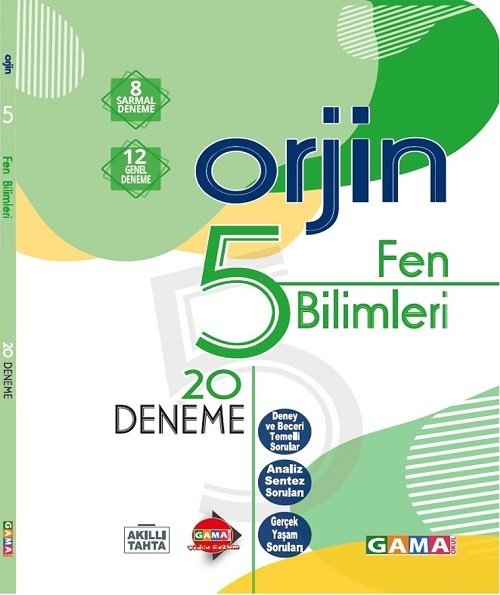 Gama 5. Sınıf Fen Bilimleri Orjin 20 Deneme Gama Yayınları