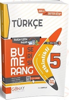 Günay 5. Sınıf Türkçe Bumerang Soru Bankası Günay Yayınları