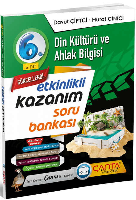 Çanta 6. Sınıf Din Kültürü ve Ahlak Bilgisi Kazanım Soru Bankası Çanta Yayınları