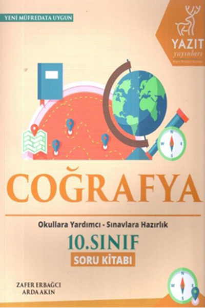 Yazıt 10. Sınıf Coğrafya Soru Bankası Yazıt Yayınları