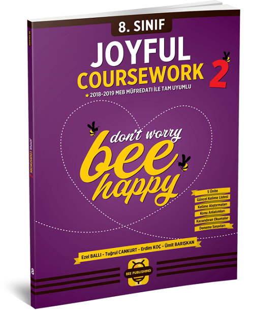 SÜPER FİYAT - Bee Publishing 8. Sınıf Joyful Coursework-2 Bee Publishing