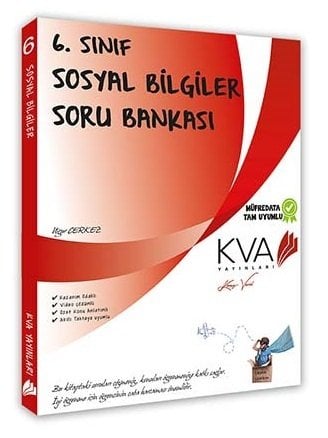 SÜPER FİYAT - KVA Koray Varol 6. Sınıf Sosyal Bilgiler Soru Bankası KVA Koray Varol  Yayınları