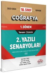 Editör 10. Sınıf Coğrafya 1. Dönem Ortak Sınav 2. Yazılı Senaryoları Editör Yayınları