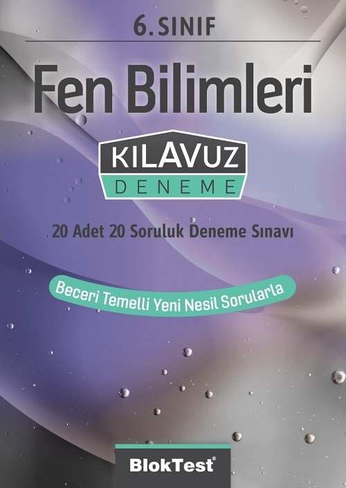 Blok Test 6. Sınıf Fen Bilimleri Kılavuz Deneme Blok Test Yayınları