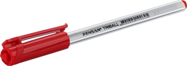 Pensan Triball Tükenmez Kırmızı Kalem 414