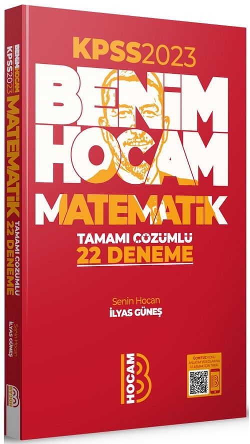 Benim Hocam 2023 KPSS Matematik 22 Deneme Çözümlü - İlyas Güneş Benim Hocam Yayınları