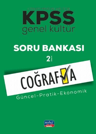 Nobel 2020 KPSS Coğrafya Soru Bankası Nobel Sınav Yayınları