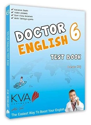 SÜPER FİYAT - KVA Koray Varol 6. Sınıf Doctor English İngilizce Soru Bankası KVA Koray Varol  Yayınları