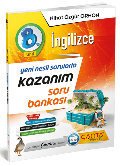 Çanta 8. Sınıf İngilizce Kazanım Soru Bankası Çanta Yayınları