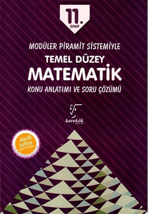 Karekök 11. Sınıf Temel Düzey Matematik MPS Konu Anlatımlı Soru Bankası Karekök Yayınları