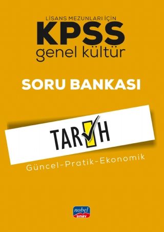 Nobel 2020 KPSS Tarih Soru Bankası Nobel Sınav Yayınları