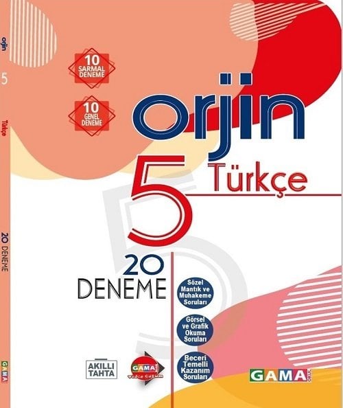 Gama 5. Sınıf Türkçe Orjin 20 Deneme Gama Yayınları