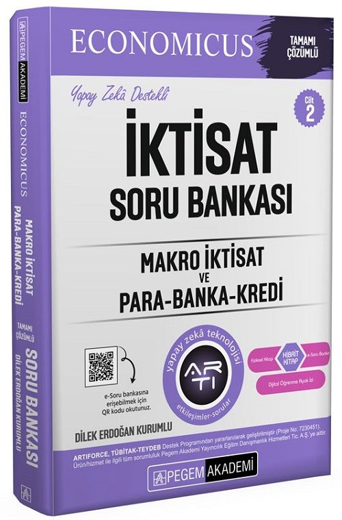 Pegem 2025 KPSS A Grubu Economicus İktisat Soru Bankası Cilt-2 Makro İktisat Pegem Akademi Yayınları