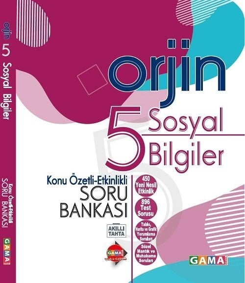 Gama 5. Sınıf Sosyal Bilgiler Orjin Konu Özetli Soru Bankası Gama Yayınları