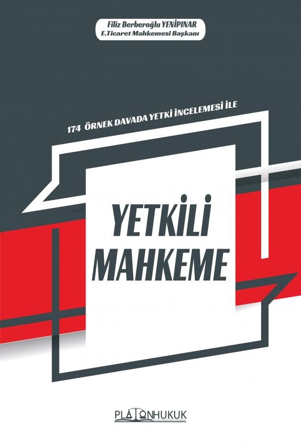 Platon Yetkili Mahkeme - Filiz Berberoğlu Yenipınar Platon Hukuk Yayınları