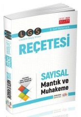 SÜPER FİYAT - Editör LGS 8. Sınıf Reçetesi Matematik Sayısal Mantık ve Muhakeme Soru Bankası Angora Serisi Editör Yayınevi