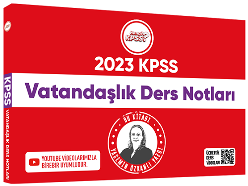 Hangi KPSS 2023 KPSS Vatandaşlık Ders Notları - Yasemin Çakıraslan Özkanlı Hangi KPSS Yayınları