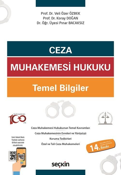 Seçkin Ceza Muhakemesi Hukuku Temel Bilgiler 14. Baskı - Veli Özer Özbek, Pınar Bacaksız Seçkin Yayınları