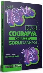 Benim Hocam KPSS Coğrafya Hedef 18 de 18 Konu Özetli Soru Bankası - Hakan Bileyen Benim Hocam Yayınları