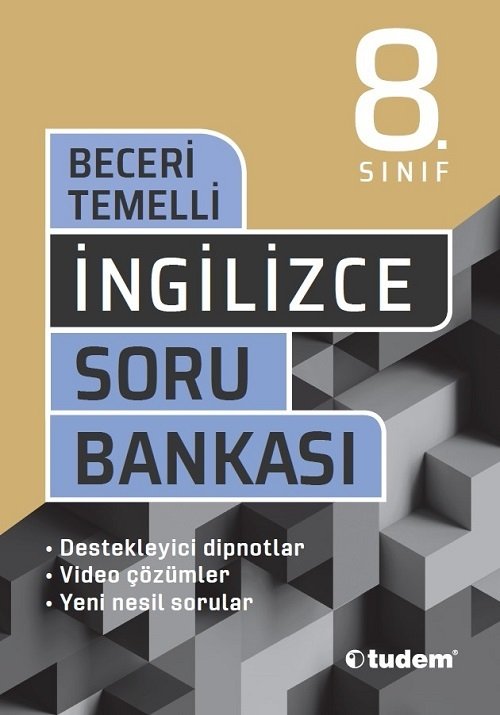 Tudem 8. Sınıf İngilizce Beceri Temelli Soru Bankası Tudem Yayınları